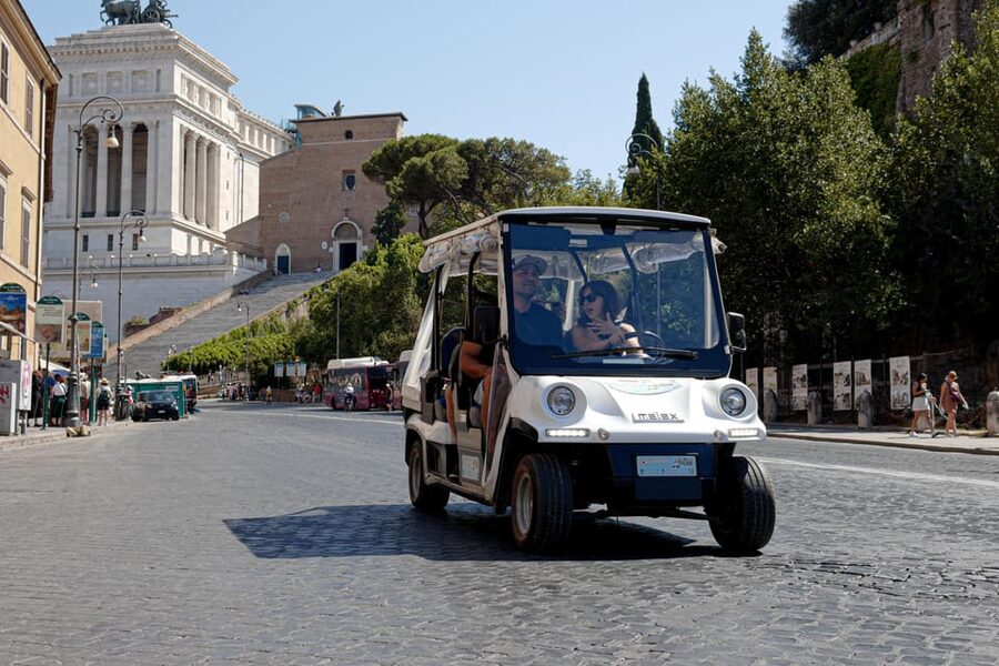 Rome: Private Customizable 3-Hour Golf Cart City Tour - The Colosseum and Ancient Rome