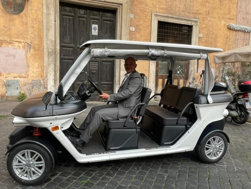 Rome: Private Golf Cart Tour with Artisanal Gelato - What the private format is worth at $72
