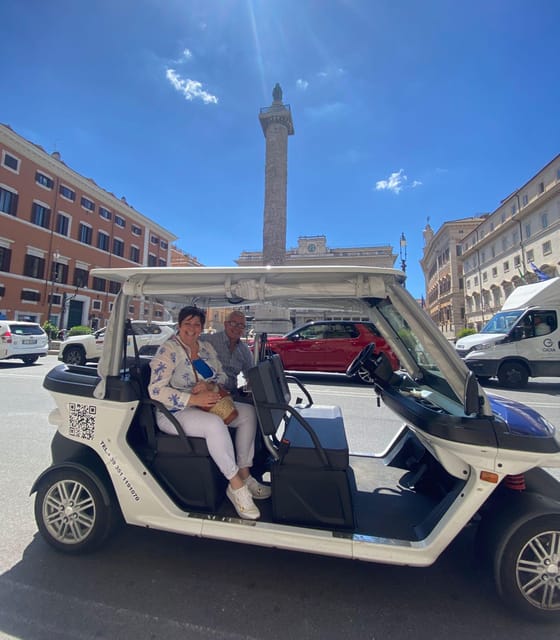 Rome: Private Golf Cart Tour with Artisanal Gelato - Circus Maximus and the Colosseum
