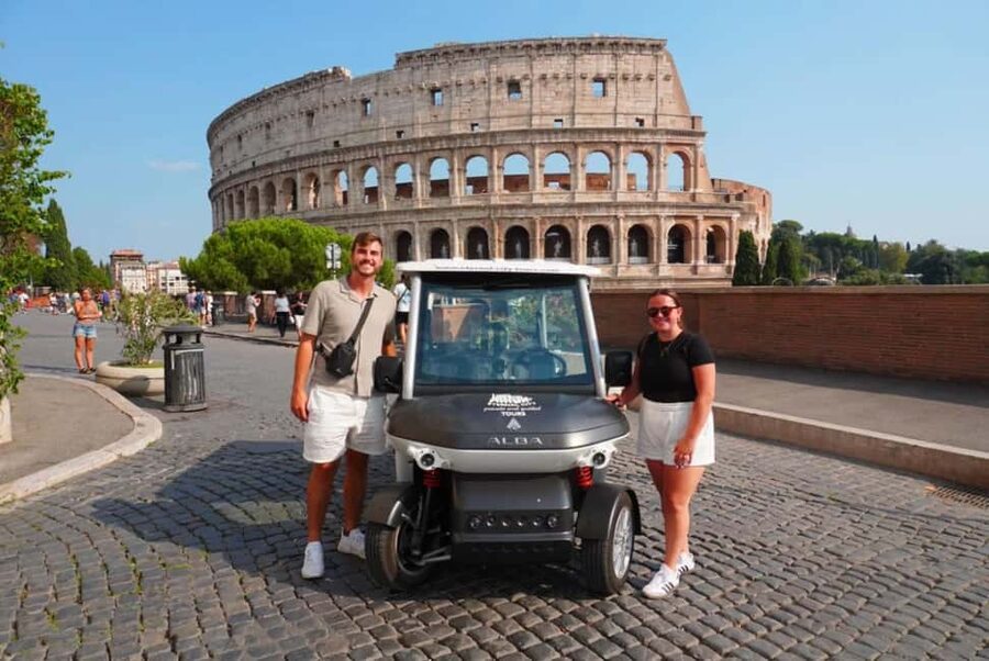 Rome: Private Golf Cart Tour with Artisanal Gelato Tasting - Ancient Rome at Circus Maximus and the Colosseum