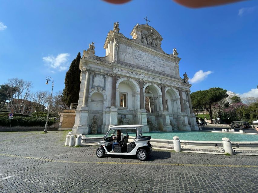 Rome: Private Golf Cart Tour with Artisanal Gelato Tasting - Gelato, coffee, and the value of the final stop