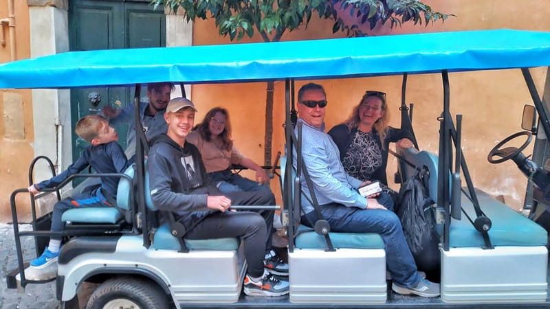 Rome: Private Guided Golf Cart Tour with Gelato or Wine - Why a golf cart works well in Rome