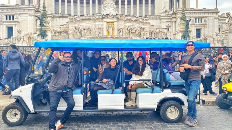 Rome: Private Guided Golf Cart Tour with Gelato or Wine - Suburra and Rome’s less polished side