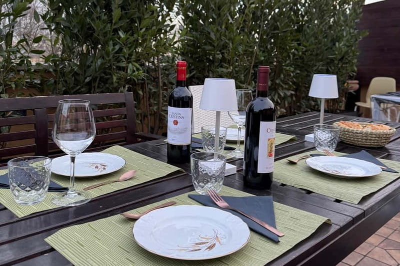 Rome: Rooftop Cooking Class with Wine Tasting near Vatican - Making tiramisu first