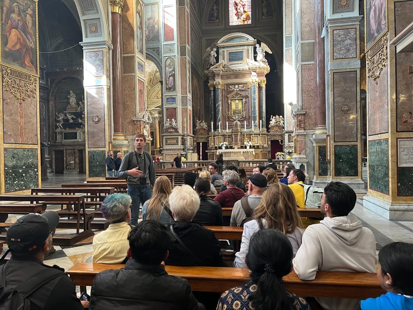 Rome's Baroque Art Walking Tour: Who Killed Caravaggio? - What the tip-based price really means