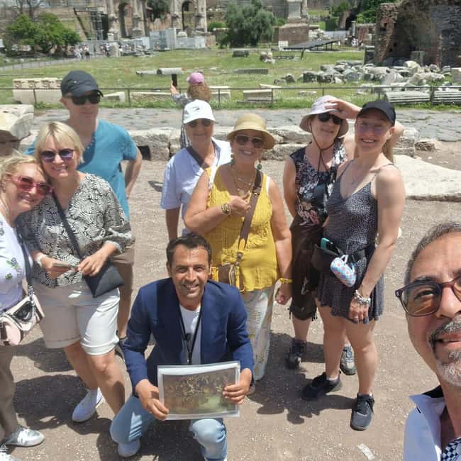 Rome: Small-Group Colosseum, Roman Forum & Palatine Hill - Entering the Colosseum through the priority entrance
