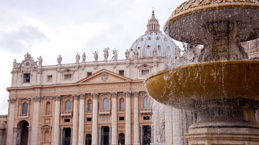 Rome: St. Peter's Basilica and Vatican Grottoes Guided Tour - St. Peter’s Square: the right opening view