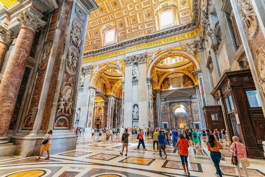 Rome: St. Peter's Basilica, Square and Grottoes Guided Tour - Bernini’s Square and Colonnade