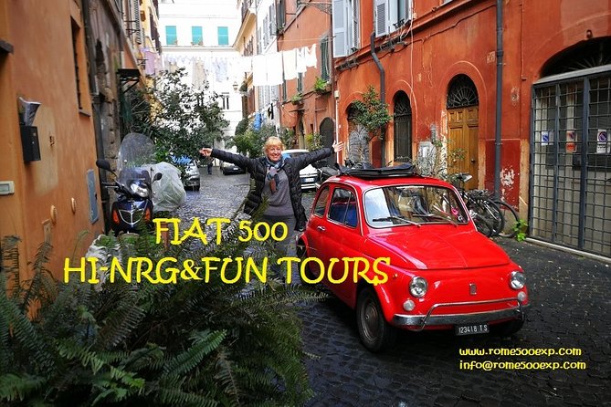 Rome: The Original Fiat 500 Self-Drive Tour - The Aventine Keyhole and Orange Garden view