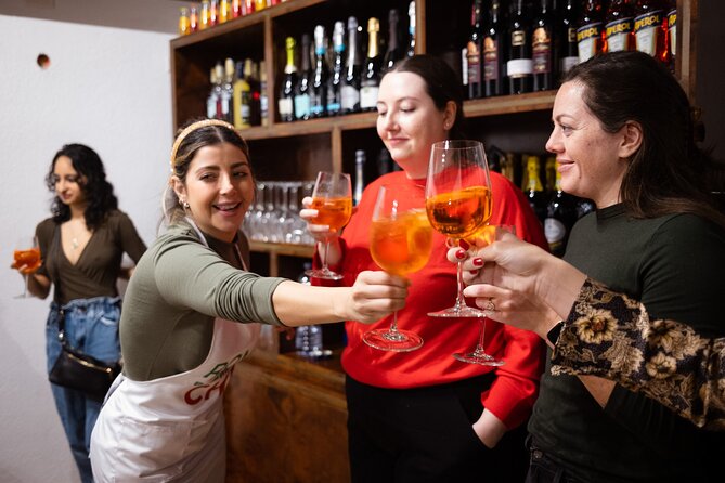 Rome Tipsy Cooking Class: Make Pasta and Mix 3 Spritz Cocktails - The opening Aperol Spritz sets the tone