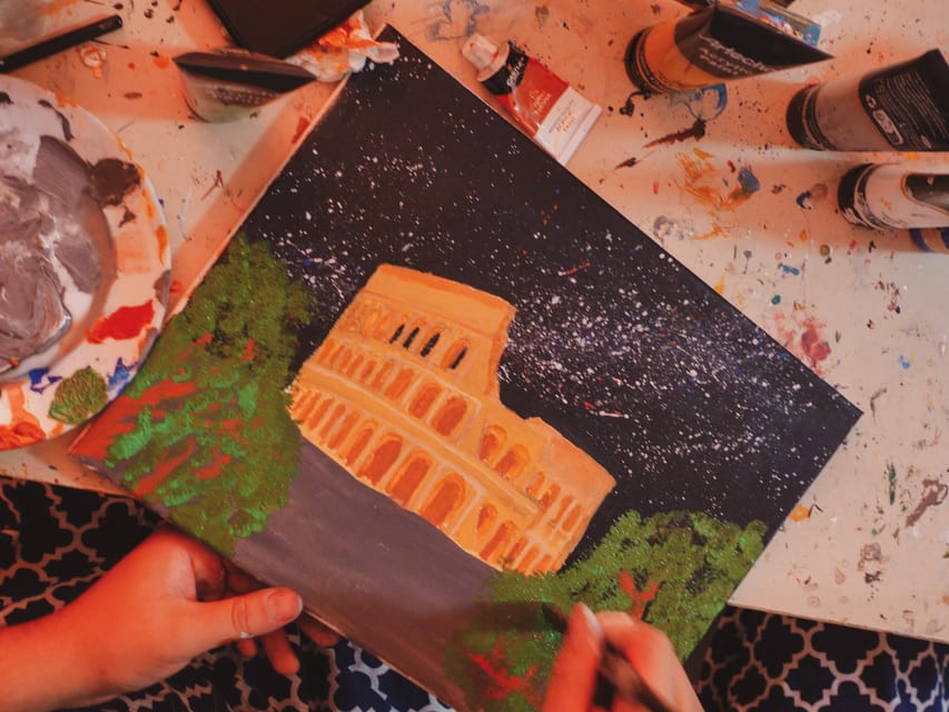 Rome: Tipsy Painting Class with Fine Wine and Arts - The hosts make or break the evening