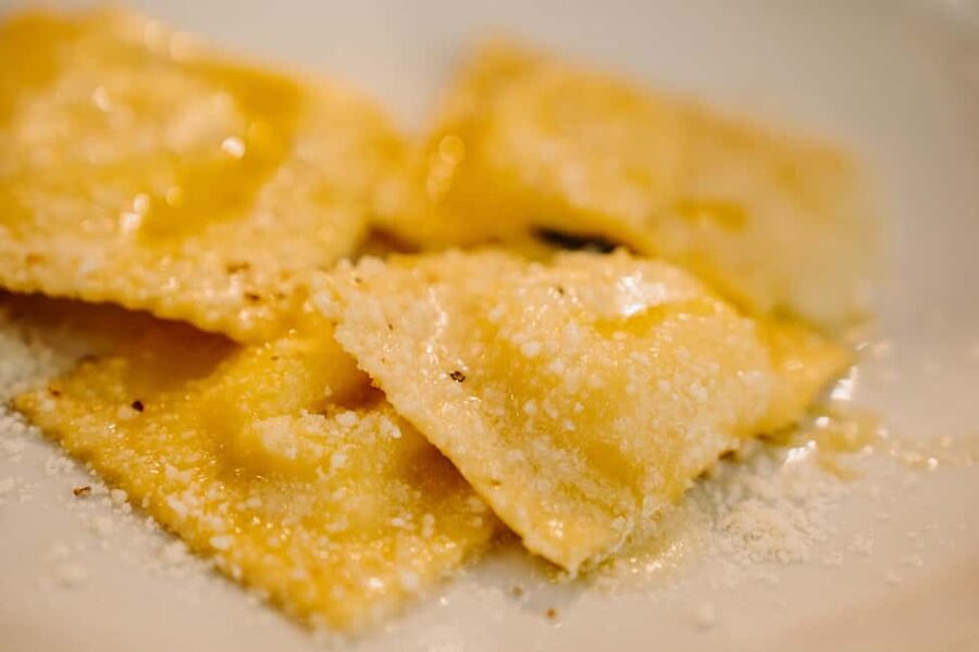 Rome: Traditional Pasta Making Class with Wine & Gelato - Making fettuccine and ravioli by hand