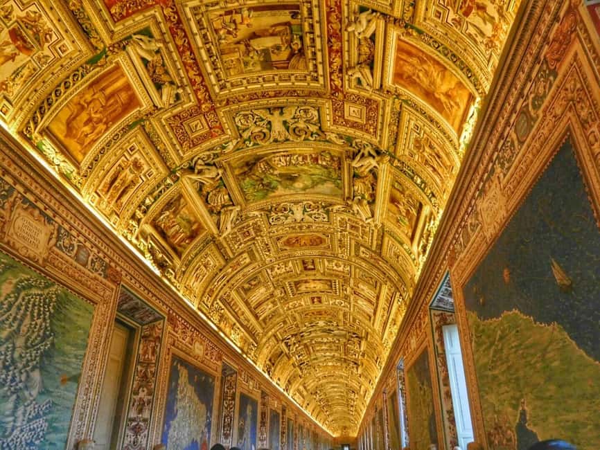 Rome: Vatican Museums, Sistine Chapel, and Basilica Tour - The Gallery of Geographical Maps