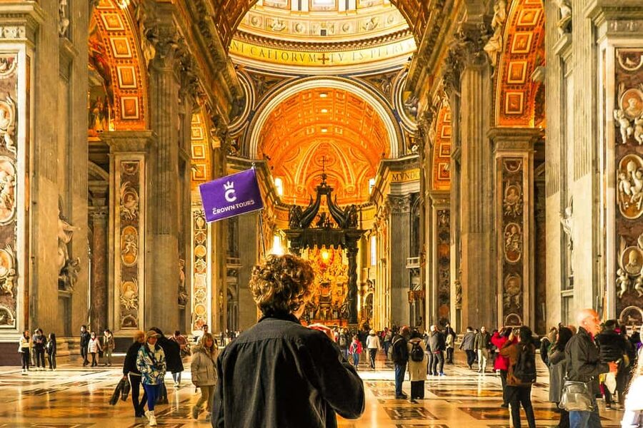 Rome: Vatican Museums, Sistine Chapel & Basilica Tour - The Cortile del Belvedere sets the scene