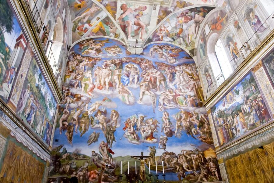Rome: Vatican Museums & Sistine Chapel Guided Tour - Maps, textiles, and painted ceilings