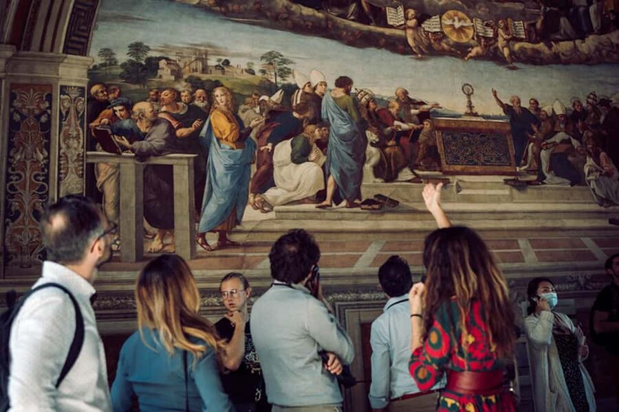 Rome: Vatican & Sistine Chapel Tour + Optional Colosseum - Ancient sculpture at the Pio-Clementino Museum