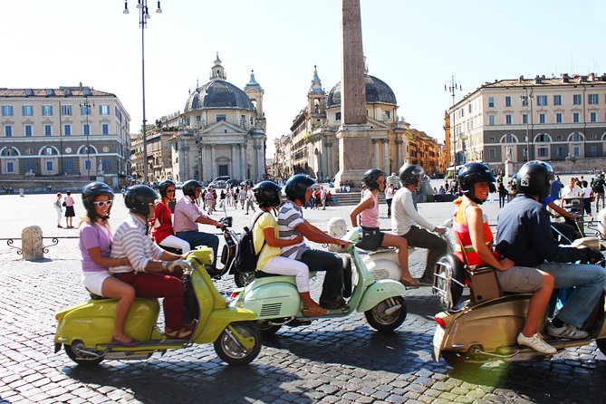 Rome Vespa Small Group Sightseeing Tour, 3 Hour Experience - Starting at Bici & Baci on Via Cavour