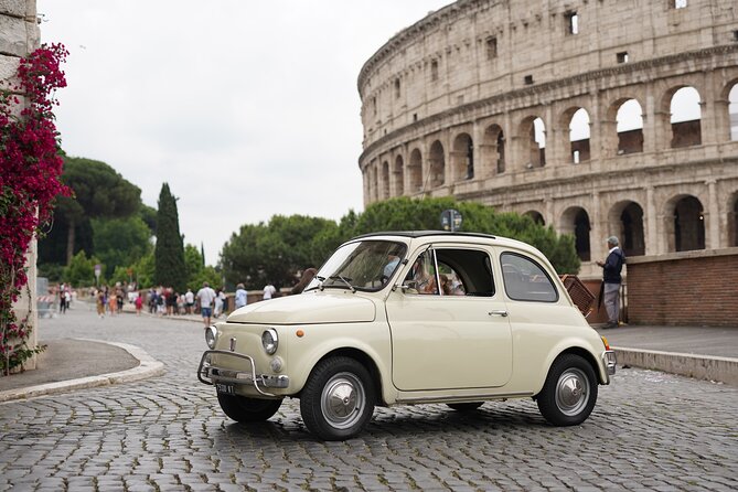 Rome Vintage Fiat 500 car Tour With Photographer - The photography is the real value