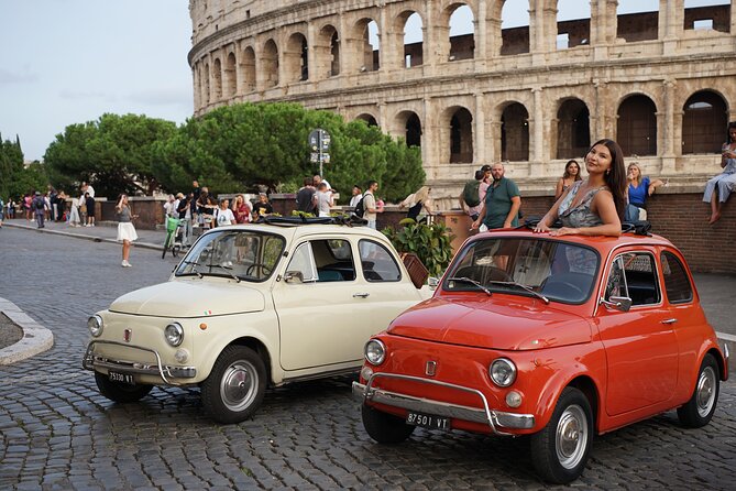 Rome Vintage Fiat 500 car Tour With Photographer - Best times for the ride
