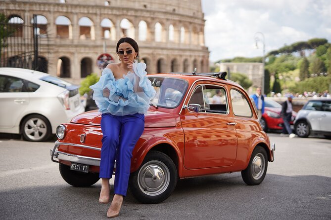 Rome: Vintage Fiat 500 Car Tour with Photographer - Cruising past Circus Maximus and Trastevere
