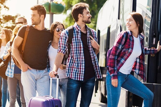 Shared Shuttle Transfer from Rome to Civitavecchia Port - Inside the eight-person air-conditioned shuttle
