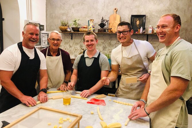 Super Fun Pasta & Gelato Class by Vatican with Wine + Oil Tasting - The chefs shape the experience