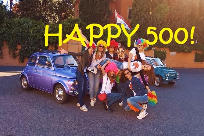 The ORIGINAL Fiat 500 Tour of Rome's 7 Hidden Gems - Via Galvani and the hill made from broken jars