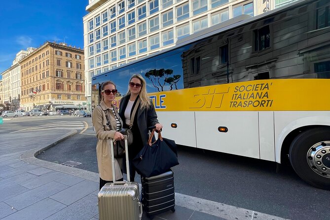 Transfer Ciampino Airport - Rome City Center Shuttle Bus - The ride to Termini and Via Crescenzio