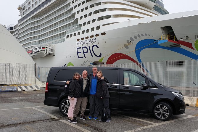 Transfer from Civitavecchia port to Fco Rome airport or Rome - Value for families and small groups