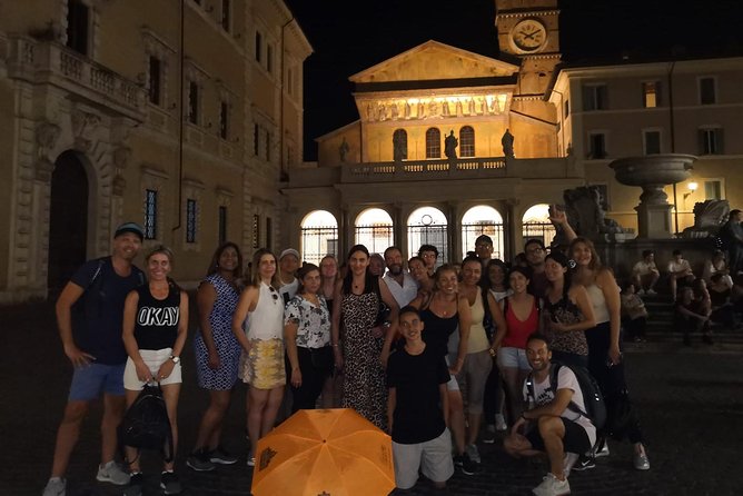 Trastevere Tour - Crossing into Trastevere at night