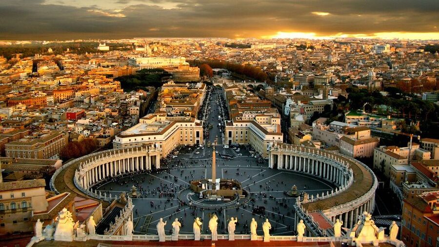 Vatican Museums, Sistine Chapel & St Peter's Basilica Tour - Gallery of Maps: a long corridor worth slowing down for