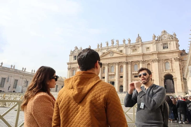 Vatican: St. Peter’s Basilica, Dome Climb & Papal Tombs Tour - St. Peter’s Square and the route into the Basilica