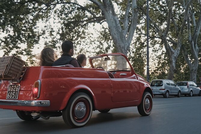 Vintage Fiat 500 Cabriolet: Rome's Highlight Semi Private Tour - Caracalla’s Baths show ancient Rome at full scale