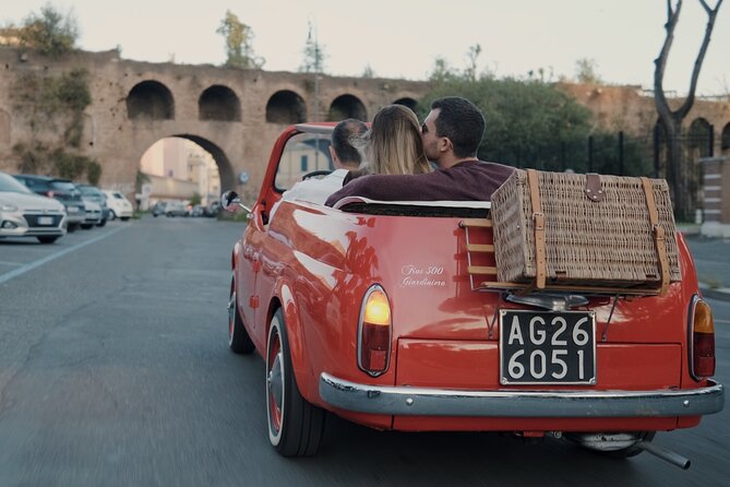 Vintage Fiat 500 Cabriolet: Rome's Highlight Semi Private Tour - Circus Maximus and the ride toward the Colosseum