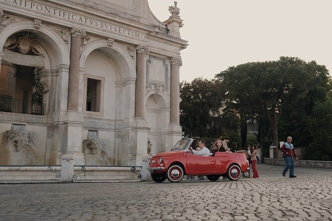 Vintage Fiat 500 Cabriolet: Rome's Highlight Semi Private Tour - Finishing at the Colosseum