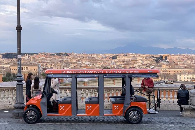VIP Rome Golf Cart Food Tour with Eating Europe - Gianicolo Hill supplies the scenic pause